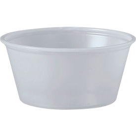 Polystyrene Portion Cups, 3.25 oz. Capacity, Translucent, Pack of 2500
