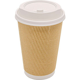 16 oz. Capacity, Kraft/White, 500/Carton