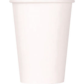 Double Poly Paper Cold Cups, 12 oz. Capacity, White, 1000/Carton