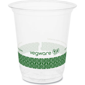 76-Series Compostable Cold Cups, 7 oz. Capacity, Clear/Green, 1000/Carton