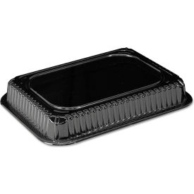 Plastic Dome Lids, Fits 1 lb. Oblong Pan, Clear, 1000/Carton