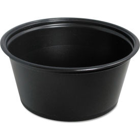 Conex Complements Portion/Medicine Cups, 3.25 oz. Capacity, Black, Pack of 2500