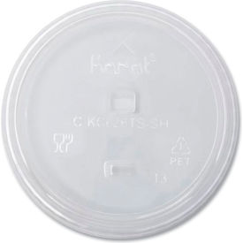 Cold Cup Lids, Strawless Sipper, Fits 12 - 24 oz. Cups, Clear, 1000/Carton