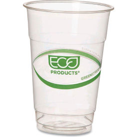 GreenStripe PLA Cold Cups, 10 oz. Capacity, Clear, 1000/Carton