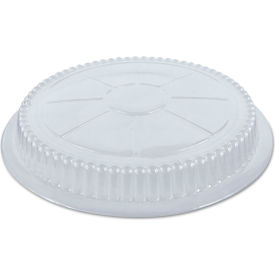 Plastic Dome Lids, 8-1/4" Dia. x 7/8"H, Clear, 500/Carton