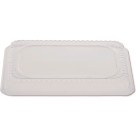 Plastic Dome Lids, Fits Oblong Pans, 8-1/4"L x 5-7/8"W, Clear, 500/Carton