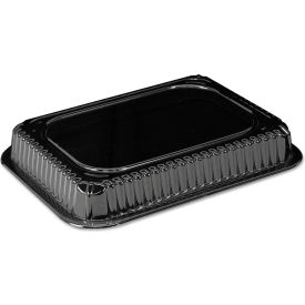 Plastic Dome Rectangle Lids, Fits 1 lb. Oblong Pan 2060, Clear, 500/Carton