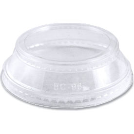 PLA Cold Cup Dome Lids, Fits 2 oz. & 9 - 24 oz. Cups, Clear, 1000/Carton