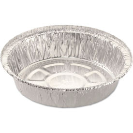 Aluminum Container, 24 oz. Capacity, 7" Diameter x 2" Height, Silver, 500 per Carton