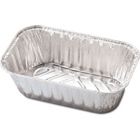 Aluminum Baking Pan, #1 Loaf, 1 lb. Capacity, Silver, 200/Case