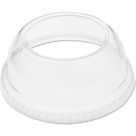 Open Top Dome Lids with 1-7/8" Hole, Fits 9 - 22 oz. Plastic Cups, Clear, 1000/Carton