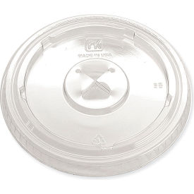 Greenware Cold Drink Lids with X-Slot, Fits 12 - 20 oz. Cups, Clear, 1000/Carton