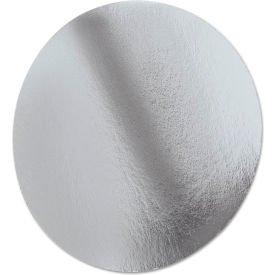 Foil Laminated Board Lids, 8-1/4" Dia., Silver, 500/Carton