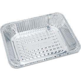 Aluminum Oblong Container, 1 lb. Capacity, Silver, 1000/Case