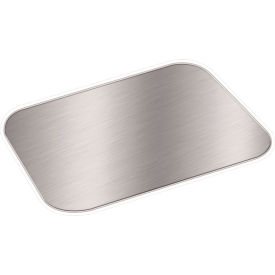 Foil Laminated Board Lids, Fits 2061, 2062, 8-7/16"L x 5-7/8"W, Silver, 500/Carton