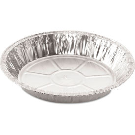 Aluminum Container, 32 oz. Capacity, 9" Dia. x 1-1/4"H, Silver, 500/Carton