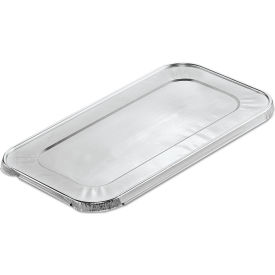 Steam Pan Foil Lid, Fits One-Third Size Pan, Aluminum, Silver, 200/Case