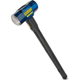 Sledge Hammer, 8 lb. Head, 24"L Indestructible Steel/Rubber Handle