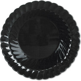 Classicware Plastic Bowls, 10 oz. Capacity, 5" Diameter, Black, 180 Count