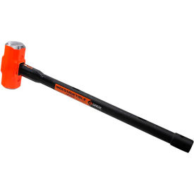 Sledge Hammer, 8 lb. Head, 36"L Indestructible Steel/Rubber Handle