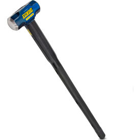Sledge Hammer, 6 lb. Head, 36"L Indestructible Steel/Rubber Handle