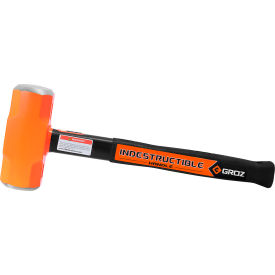 Sledge Hammer, 8 lb. Head, 16"L Steel/Rubber Handle