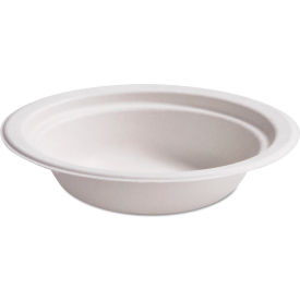 PaperPro Round Bowls, 12 oz. Capacity, 6" Dia., Beige, 125/Bag, 8 Bags/Carton