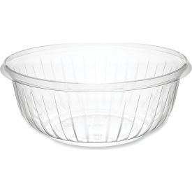 PresentaBowls Bowl, 32 oz. Capacity, 7-3/16" Diameter x 2-13/16" Height, Clear, 63 Bags per Carton