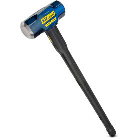 Sledge Hammer, 10 lb. Head, 30"L Indestructible Steel/Rubber Handle