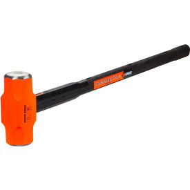 Sledge Hammer, 12 lb. Head, 36"L Indestructible Steel/Rubber Handle