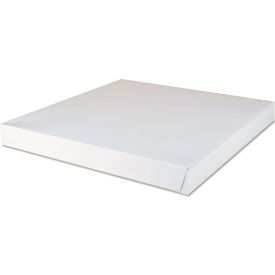 Lock-Corner Pizza Boxes, 18"L x 18"W x 1-7/8"H, White, 50/Carton