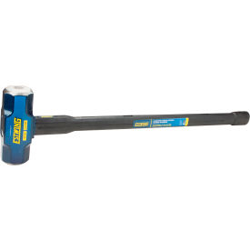 Sledge Hammer, 12 lb. Head, 30" Long Handle, Steel/Rubber
