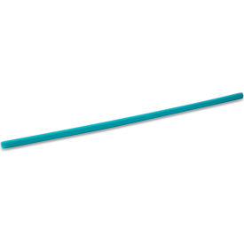 Marine Biodegradable Straws, 7-3/4"L, Ocean Blue, 375/Box, 10 Boxes/Carton