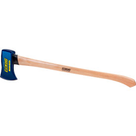 Axe with 14"L Hickory Wood Handle, 4 lb. Head, Brown