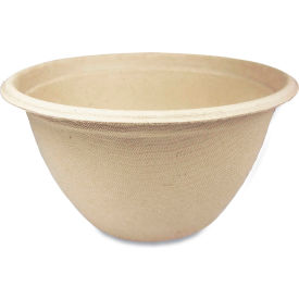 Fiber Bowls, 12 oz. Capacity, 4-1/2" Dia. x 2-1/2"H, Natural, Paper, 500/Carton