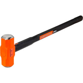 Sledge Hammer, 14 lb. Head, 36"L Indestructible Steel/Rubber Handle