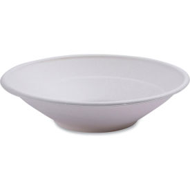 Vanguard Renewable & Compostable Bowls, 24 oz. Capacity, 8 inches Diameter, White, 400 Carton