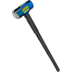 Sledge Hammer, 14 lb. Head, 36"L Indestructible Steel/Rubber Handle