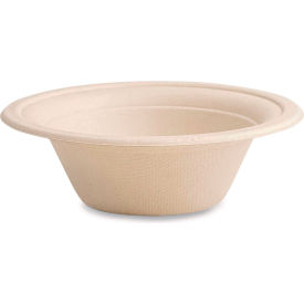 Nourish Molded Fiber Tableware Bowls, 12 oz. Capacity, 6" Dia., White, 1000/Carton