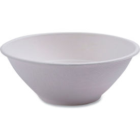 Vanguard Renewable & Compostable Bowls, 32 oz. Cap., 8" Dia., White, 400/Carton