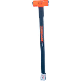 Sledge Hammer, 6 lb. Head, 30"L Indestructible Steel/Rubber Handle