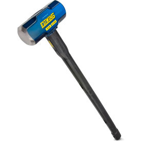 Sledge Hammer, 14 lb. Head, 30"L Indestructible Steel/Rubber Handle
