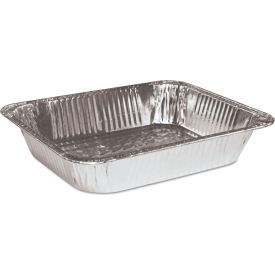 Aluminum Steam Table Pan, Half-Size Deep, Silver, 100/Case