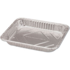 Aluminum Steam Table Pan, Half-Size Shallow, Silver, 100/Case