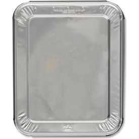 Steam Table Pan Lid, Full Curl Edge, Fits Half-Size Pan, Silver, 100/Case