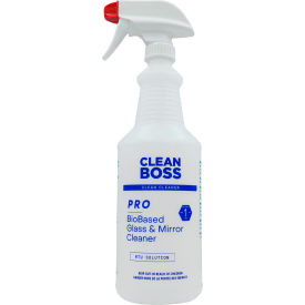 Pro BioBased Glass & Mirror Cleaner Concentrate, 32 oz. Bottle