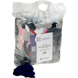 Universal Bulk Reclaimed T-Shirt Rag, Compressed, Mixed