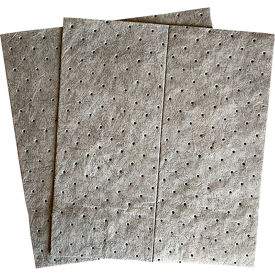 Universal Single-Ply Pad, Heavy Weight, 16"W x 18"L, Gray, 100/Pack