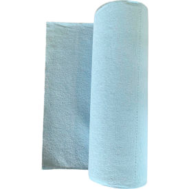 Universal Shop Towel, 10-1/4"W x 11"L, Blue, 30/Pack