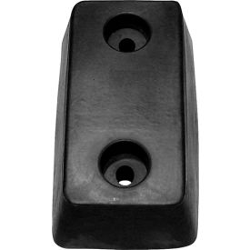 M6-18 Molded Dock Bumper, 18"W x 10"H, Black